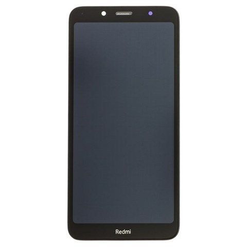 LCD display Xiaomi Redmi 7A + dotykové sklo + přední kryt černý
