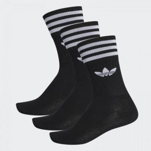 Adidas Solid CREW SOCK S21490 Ponožky 3 KS PO