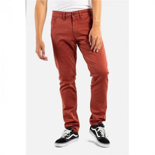 kalhoty REELL - Flex Tapered Chino Red Brown (190)