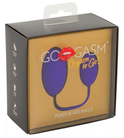 GoGasm Pussy & Ass - Anal and Vaginal Ball Duo (Purple)