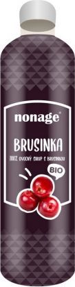 Nonage Bio Brusinkový ovocný sirup 330ml