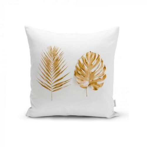 Povlak na polštář Minimalist Cushion Covers Golden Leafes, 45 x 45 cm