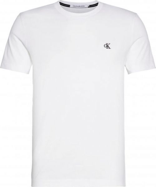 Calvin Klein Jeans Tričko »CK ESSENTIAL SLIM TEE« Calvin Klein Jeans bílá - N-velikost L (52)