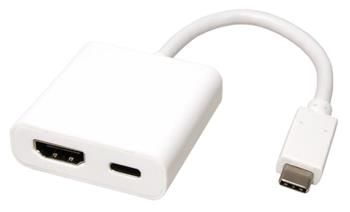 Roline Adaptér USB 3.1 USB C(M) -> HDMI A(F), USB C(F) PD