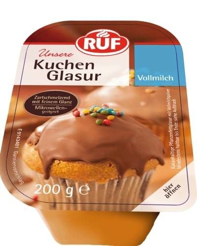 Čokoládová poleva mléčná na dorty 200g - RUF
