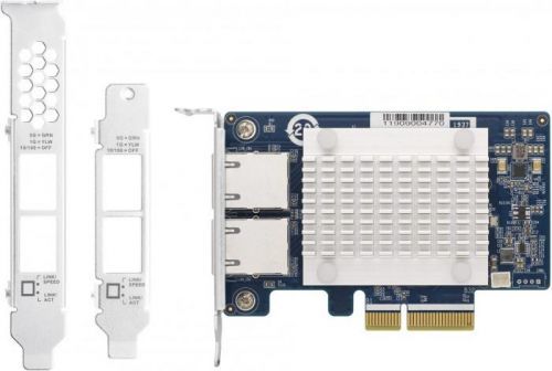 QNAP QXG-5G2T-111C - 5GbE (2 porty) PCIe karta pro PC i NAS (QXG-5G2T-111C)
