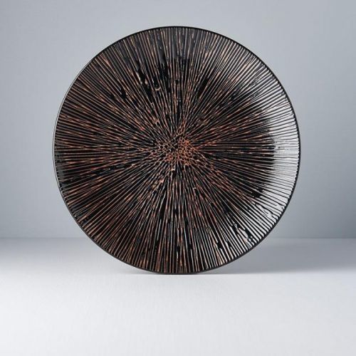 MIJ Mělký talíř Bronze Converging 29 cm