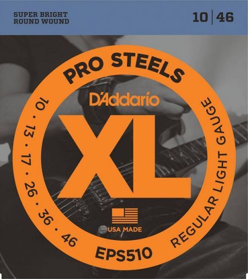 D'Addario EPS510 ProSteels Regular Light 10-46