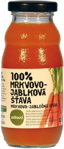 ZDRAVO Šťáva 100% mrkvovo-jablková 200ml