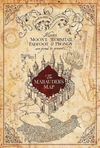 ABY STYLE Plakát, Obraz - Harry Potter - Maurauder's Map, (61 x 91,5 cm)