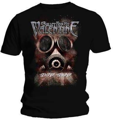 Rock Off Bullet For My Valentine Unisex Tee Temper Temper Gas Mask S