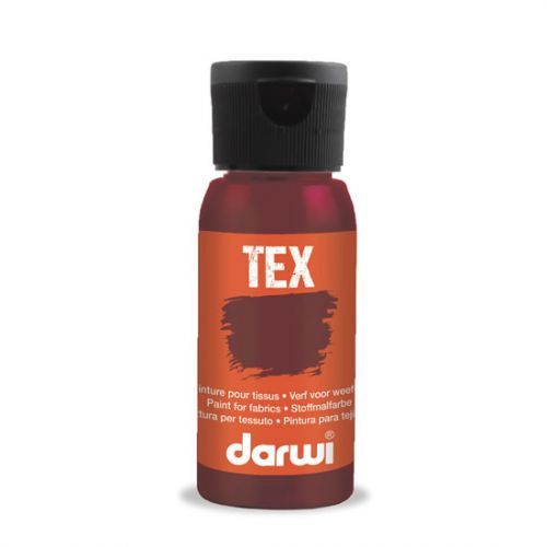 DARWI TEX barva na textil - Červená regina 50 ml