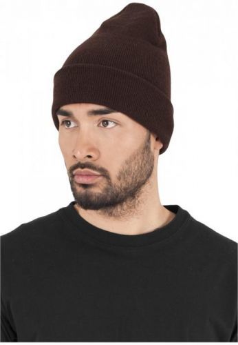 Heavyweight Long Beanie - brown