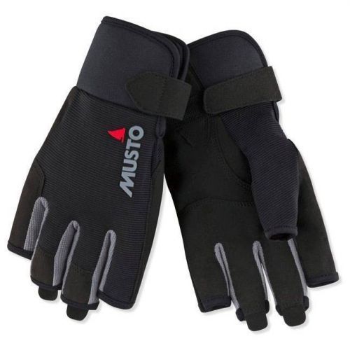 Musto Essential Sailing Short Finger Glove Black XL jachtařské rukavice