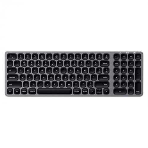 Bezdrátová klávesnice pro Mac - Satechi, Compact Backlit Keyboard SpaceGray