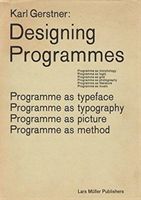 Designing Programmes (Gerstner Karl)(Pevná vazba)