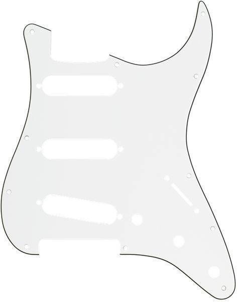 Fender 11-Hole Modern-Style Stratocaster SSS Pickguard Parchment