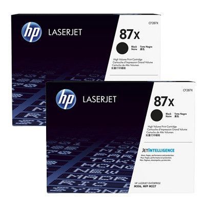 HP 87X CF287XD černá (black) dualpack originální toner