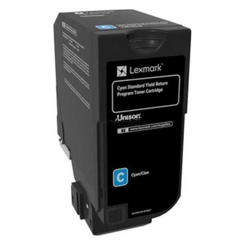 Lexmark originální toner 74C2SC0, cyan, 7000str., return, Lexmark CS720de,CS720dte,CS725de,CS725dte,CX725de,CX725dhe