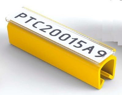 Partex PTC10015A4, žlutý, 200ks, (2,4-3,0mm), PTC nacvakávací pouzdro na štítky