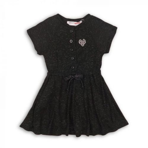 Minoti Šaty dívčí, Minoti, SUPER 2, černá