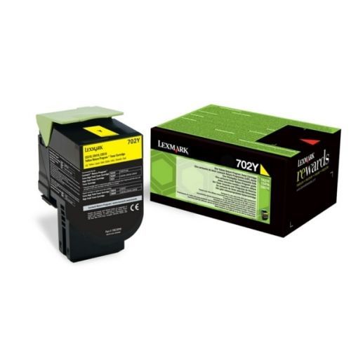 Lexmark originální toner 70C20YE, yellow, 1000str., return, Lexmark CS310dn,CS310n,CS410dn,CS410dtn,CS410n,CS510de