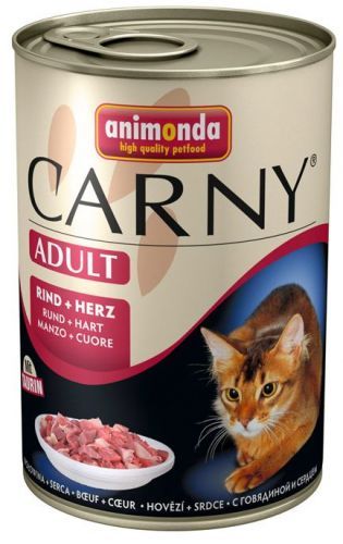 ANIMONDA cat konzerva  CARNY   hovězí/srdce                           - 200g