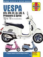 Vespa GTS125, 250 & 300ie, LX, S, Primavera 125 & 150 Service & Repair Manual (2005 to 2018) (Coombs Matthew)(Paperback / softback)
