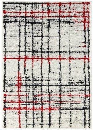 Oriental Weavers koberce Kusový koberec Lotto 406 FM6 W - 67x120 cm Bílá