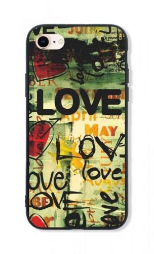 Kryt TopQ LUXURY iPhone 8 pevný Love 48587