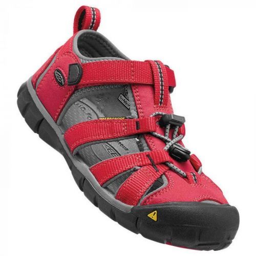 Keen Dětské sandály SEACAMP II C, racing red/gargoyle, Keen, 1014470, červená