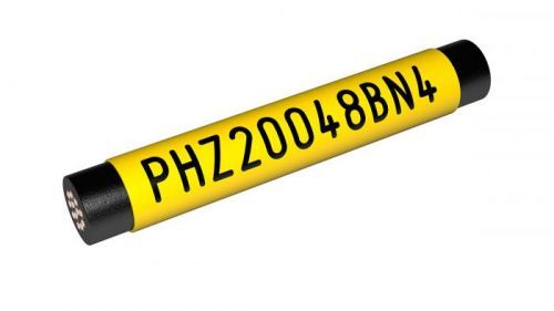 Partex PHZF20048BN4, plochá, žlutá 100m, PHZ smršťovací bužírka certifikovaná