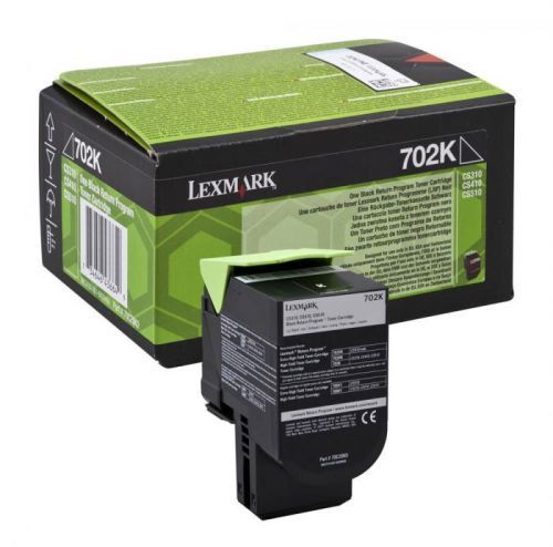 Lexmark originální toner 70C2XK0, black, 8000str., return, extra high capacity, Lexmark CS510de, CS510dte