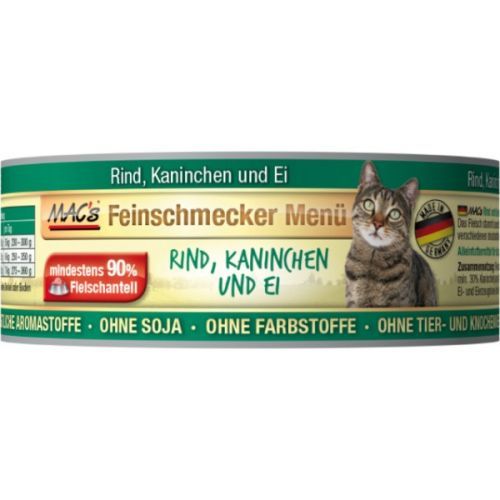 MACs  cat  konz. feinschmecker RIND/KANINCHEN  - 100g