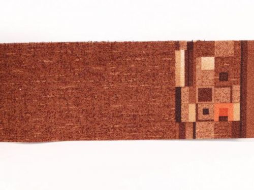 Associated Weavers koberce Protiskluzový běhoun Bombay 44 - šíře 80 cm s obšitím Hnědá