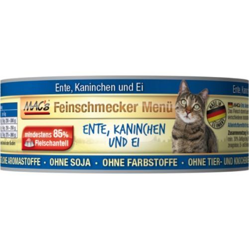 MACs  cat  konz. feinschmecker ENTE/KANINCHEN  - 100g