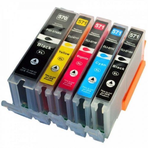 Canon CLI-571 Bk, C,M,Y + PGI-570Bk multipack kompatibilní cartridge