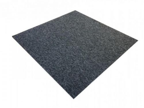 Vopi koberce Kobercový čtverec Vienna dark grey 7278 - 50x50 cm Šedá