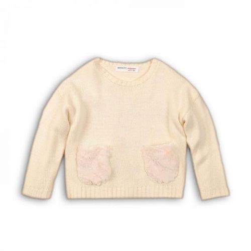 Minoti Svetr dívčí, Minoti, TRIP 2, béžová