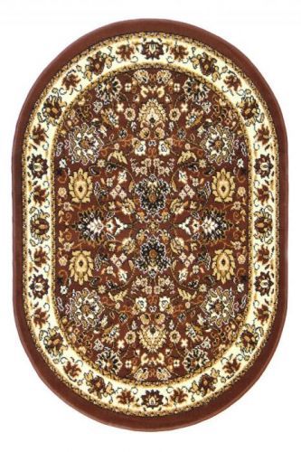 Sintelon koberce Kusový koberec Teheran Practica 59/DMD ovál - 160x230 cm Hnědá