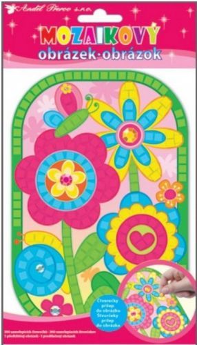 Anděl Mozaika - Květiny - 10159