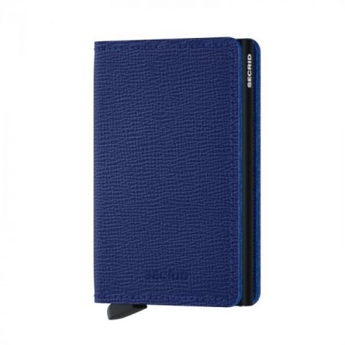 SECRID Modrá peněženka Slimwallet Crisple