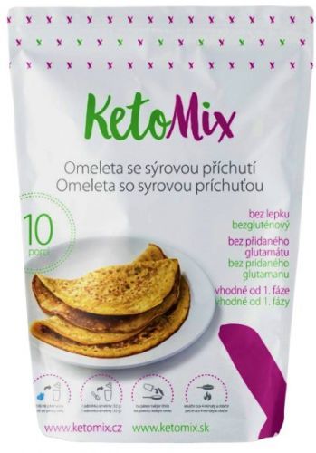 KetoMix Proteinová omeleta se sýrovou příchutí - 10 porcí