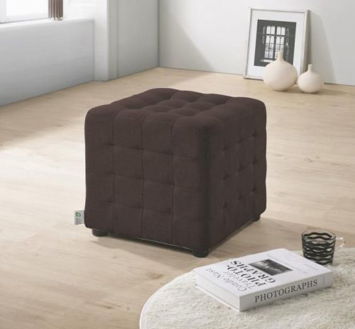 Casarredo Taburet CUBIX II hnědá látka