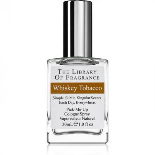 The Library of Fragrance Whiskey Tobacco kolínská voda pro muže 30 ml