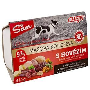 CHEJN - SAM vanička  hovězí - 415g