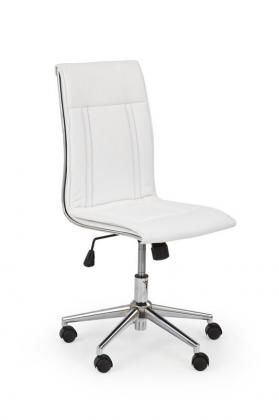 HALMAR, PORTO moderní kancelářská židle, bílá, černá