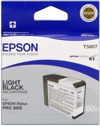 Epson T580900 světle černá (light black) originální cartridge