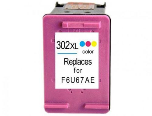 HP 302XL F6U67AE barevná (color) kompatibilní cartridge