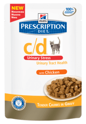 Hill's Feline C/D Urinary Stress 12x85g chicken